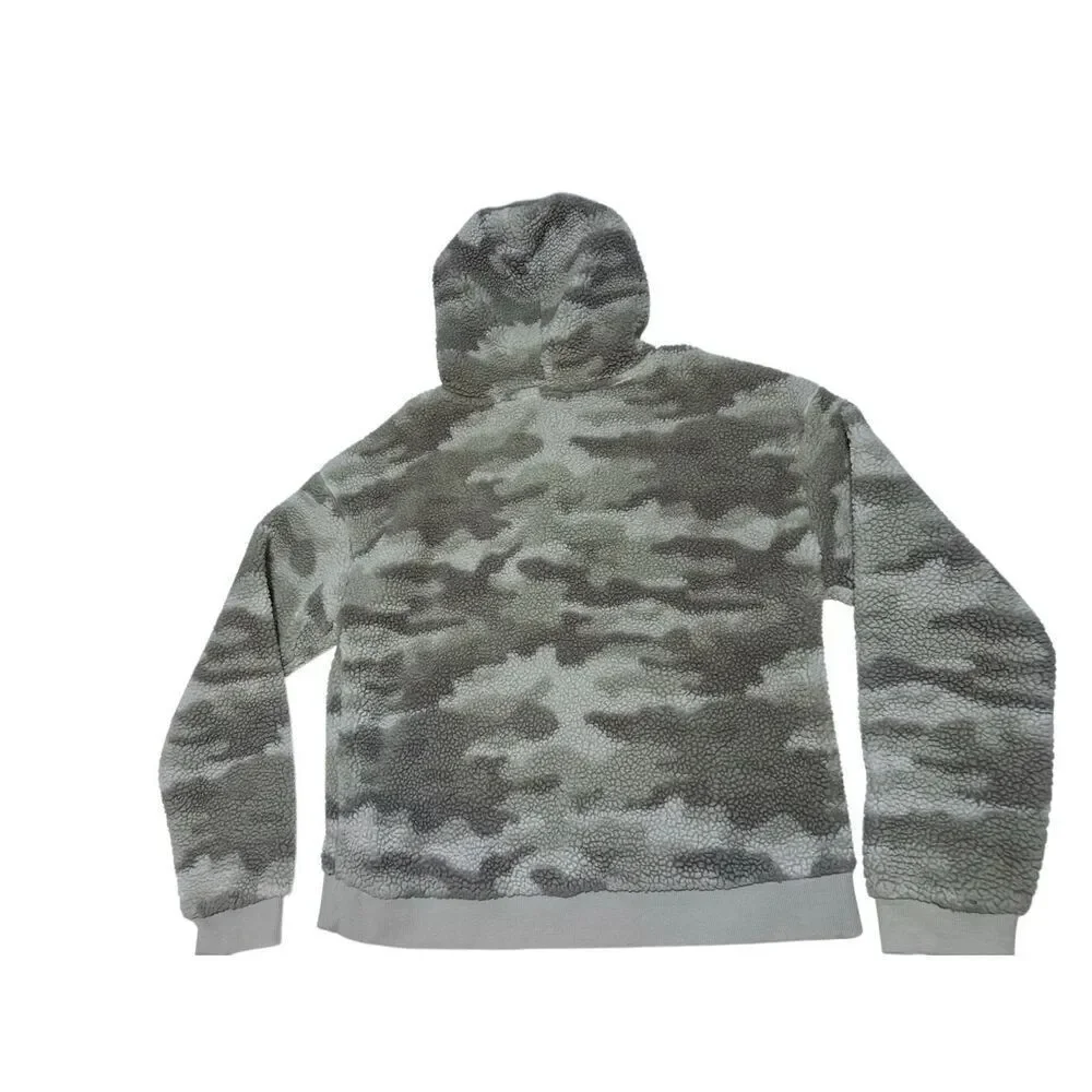 Maurices Camouflage Fleece Lined Hooded Jacket Women’s Size M